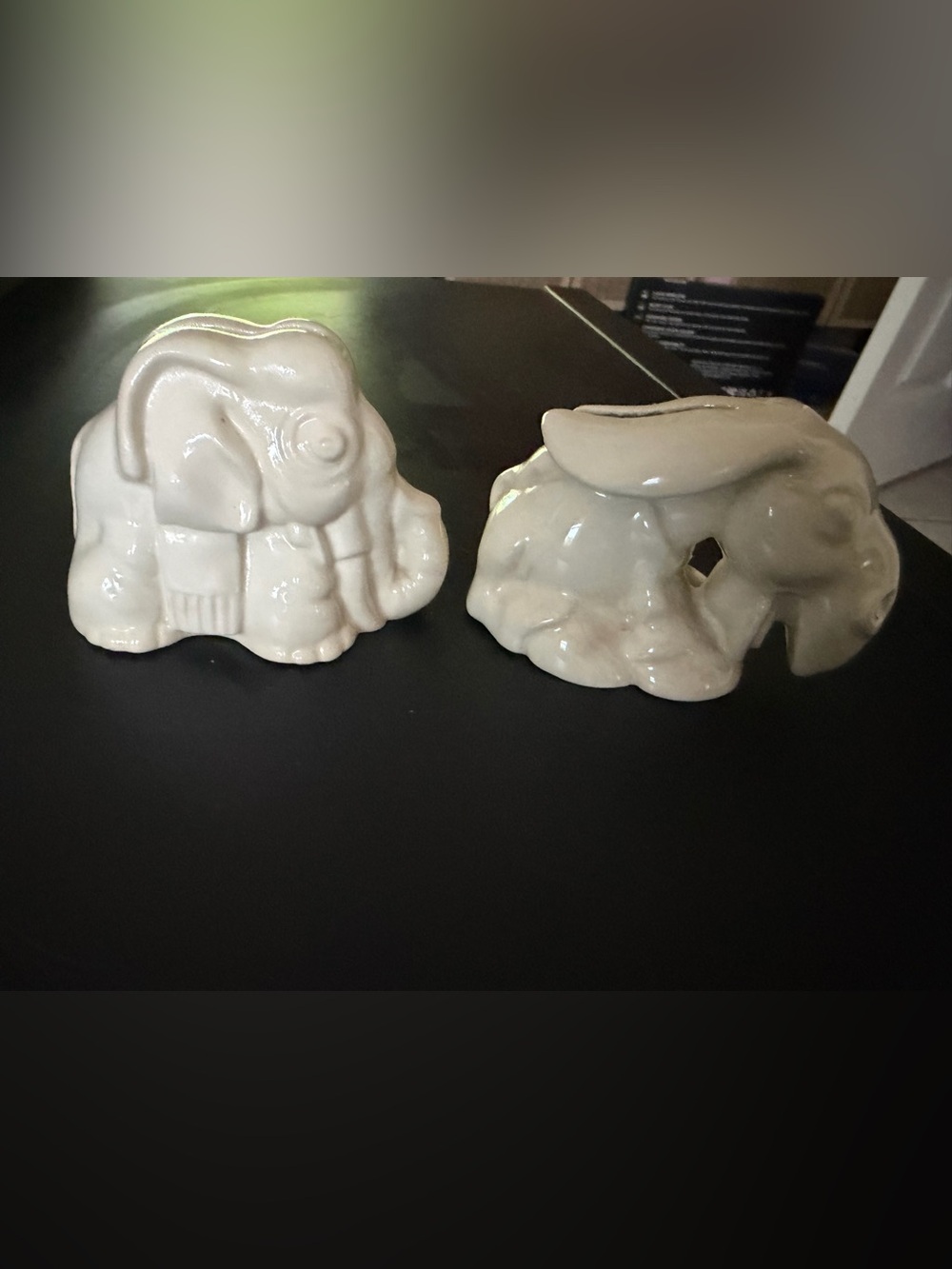 1936 Listerine Shaving Cream Political Donkey Elephant Razor Blade Banks pair